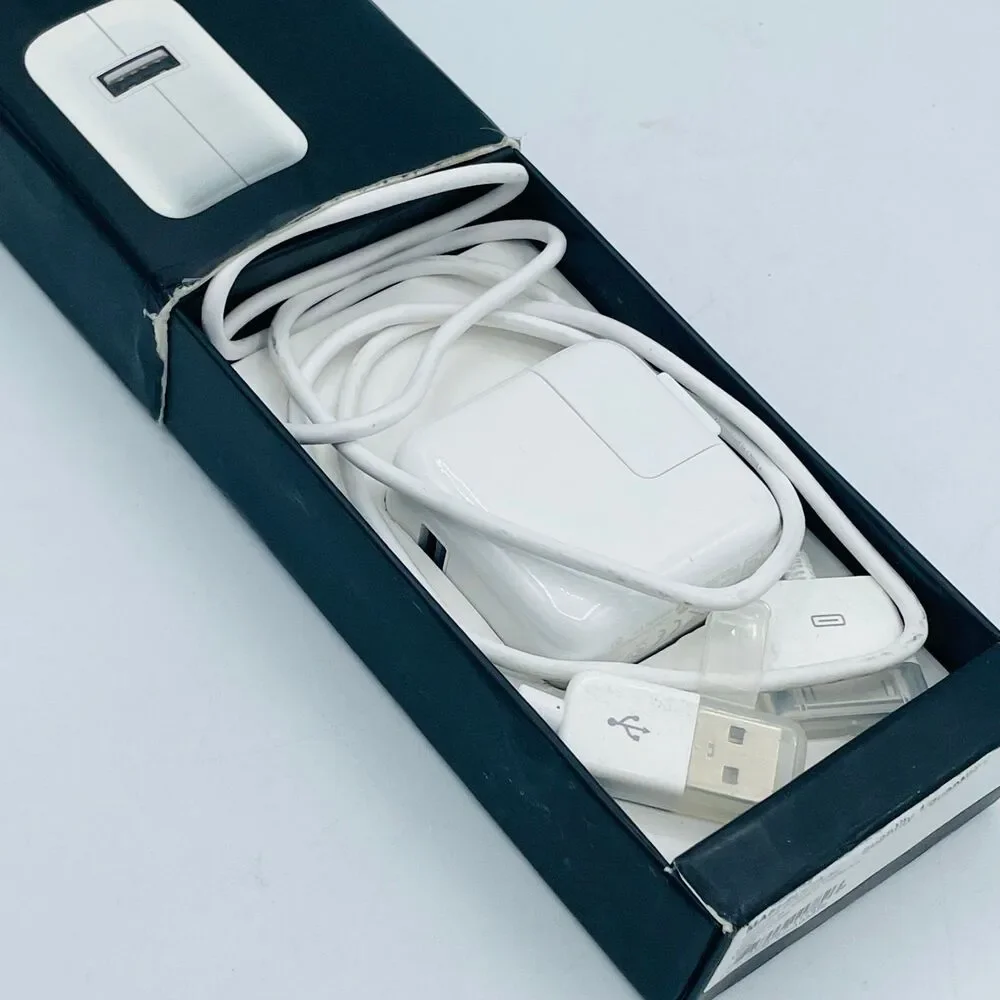Apple iPod USB Power Adapter Brick & Cord in Box MA592LL/A
